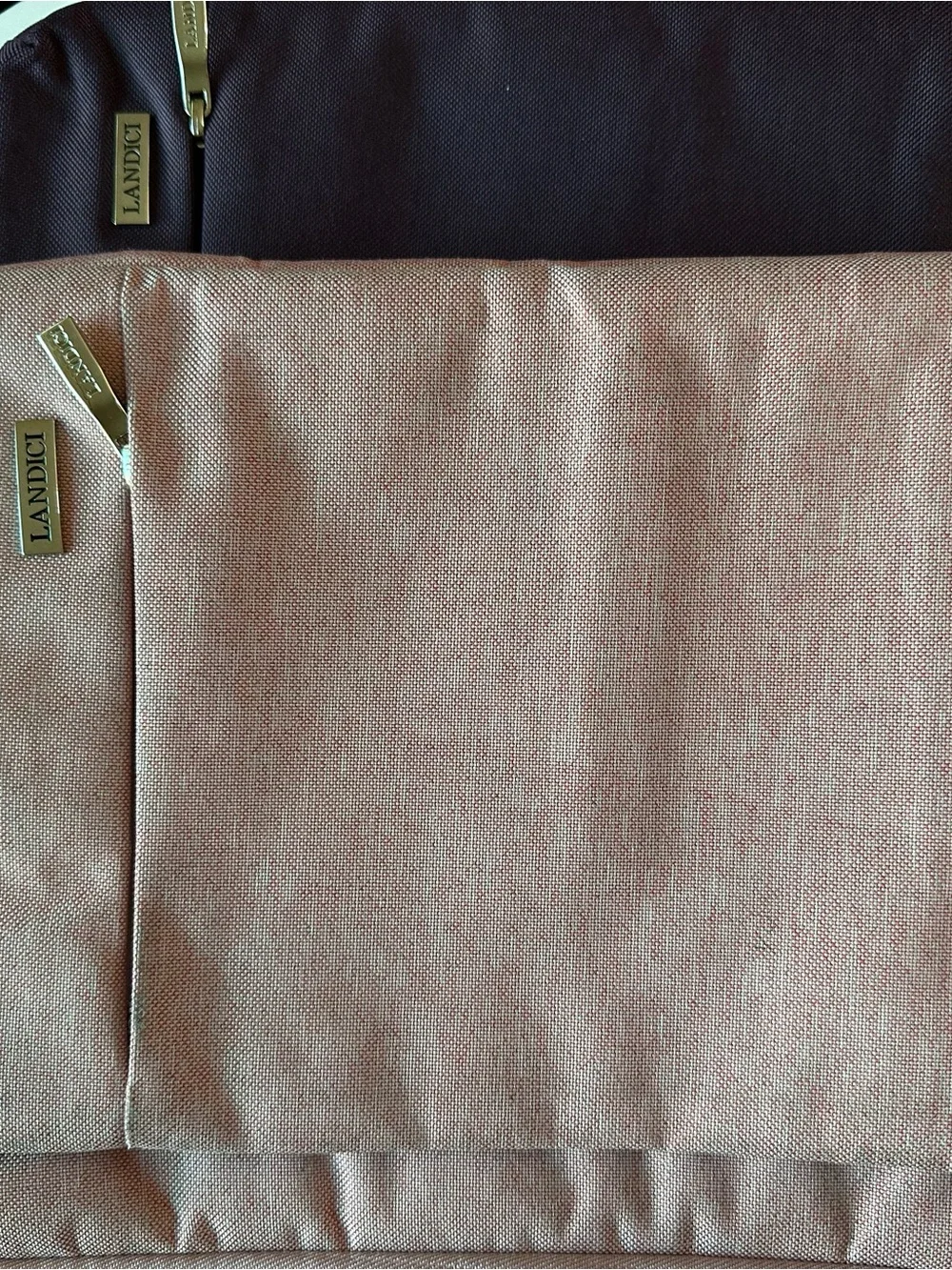 Laptop Bag in Light Pink and purple - Dual Laptop Sleeve with Front Zip